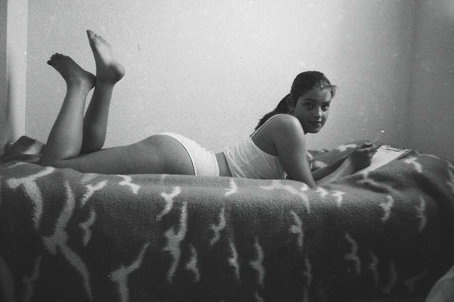 Yvonne, analoge Fotografie