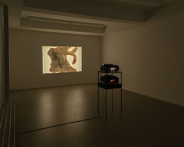  Earth Beamer II, 2022, Installationsansicht © Juan Francisco Rodriguez